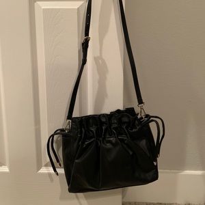 Brand new Zara black leather crossbody